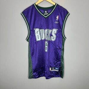 NBA Reebok Milwaukee Bucks Andrew Bogut basketball jersey
